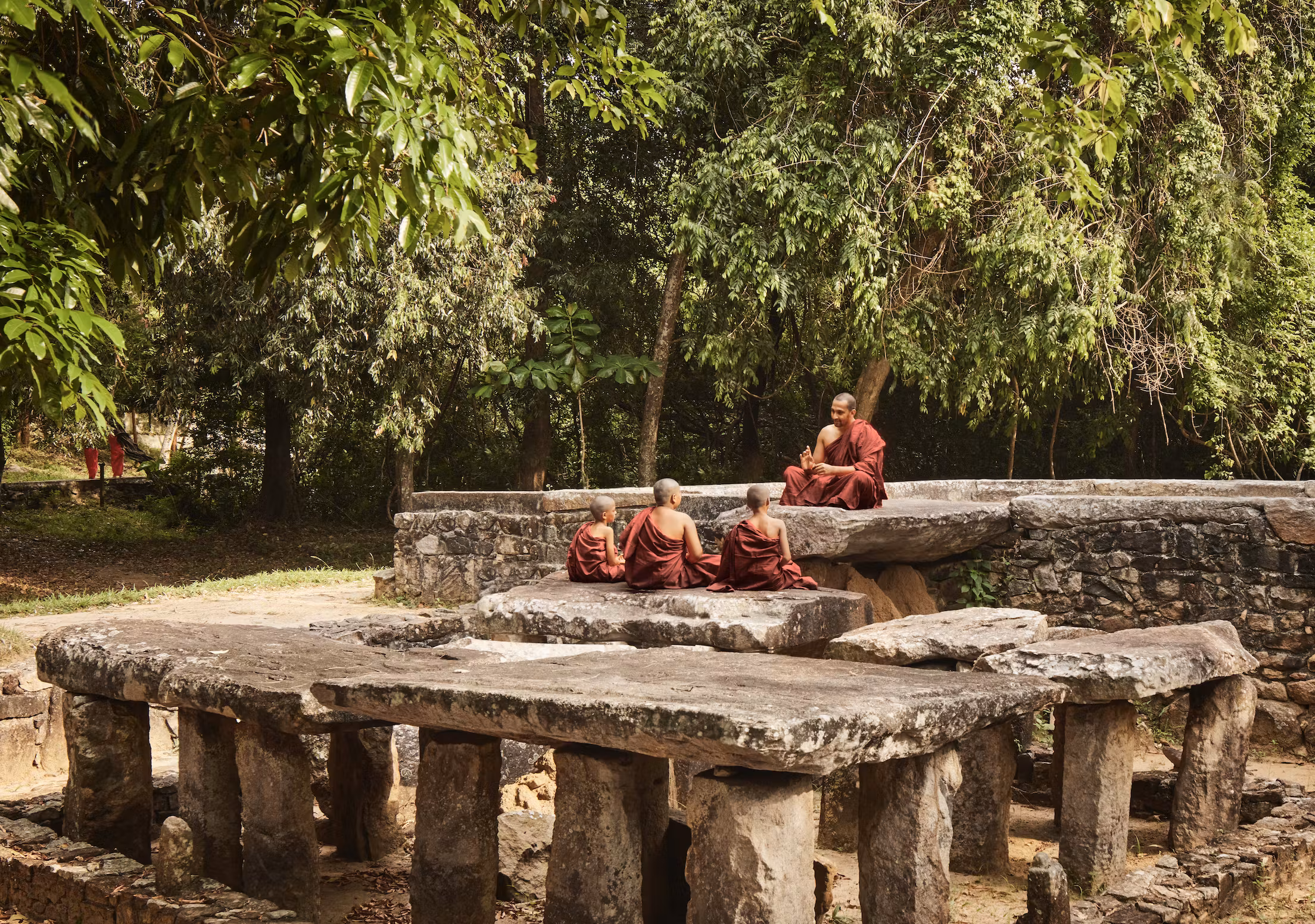 Sri Lankan monks.