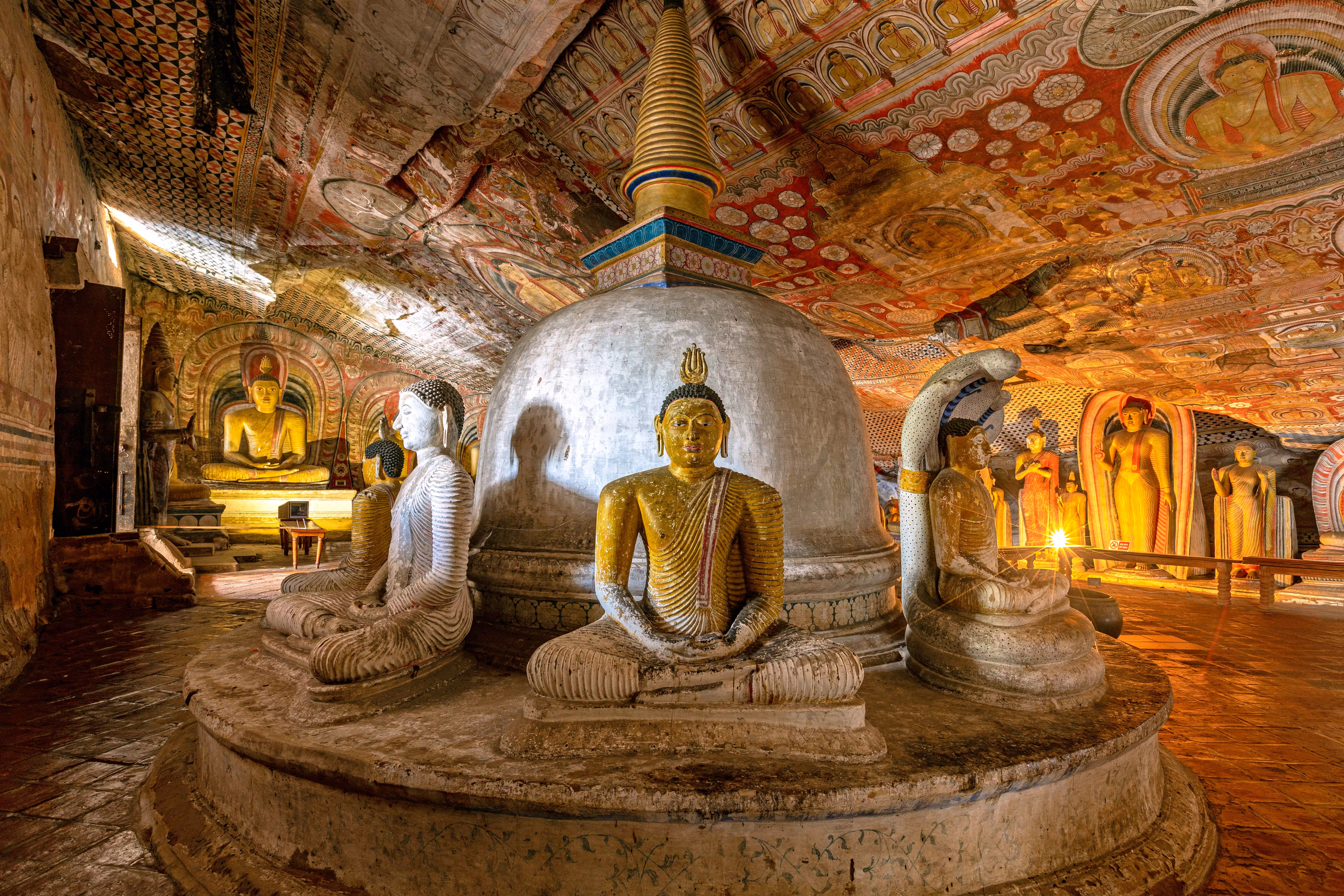 Le temple de Rangiri Dambulla. 