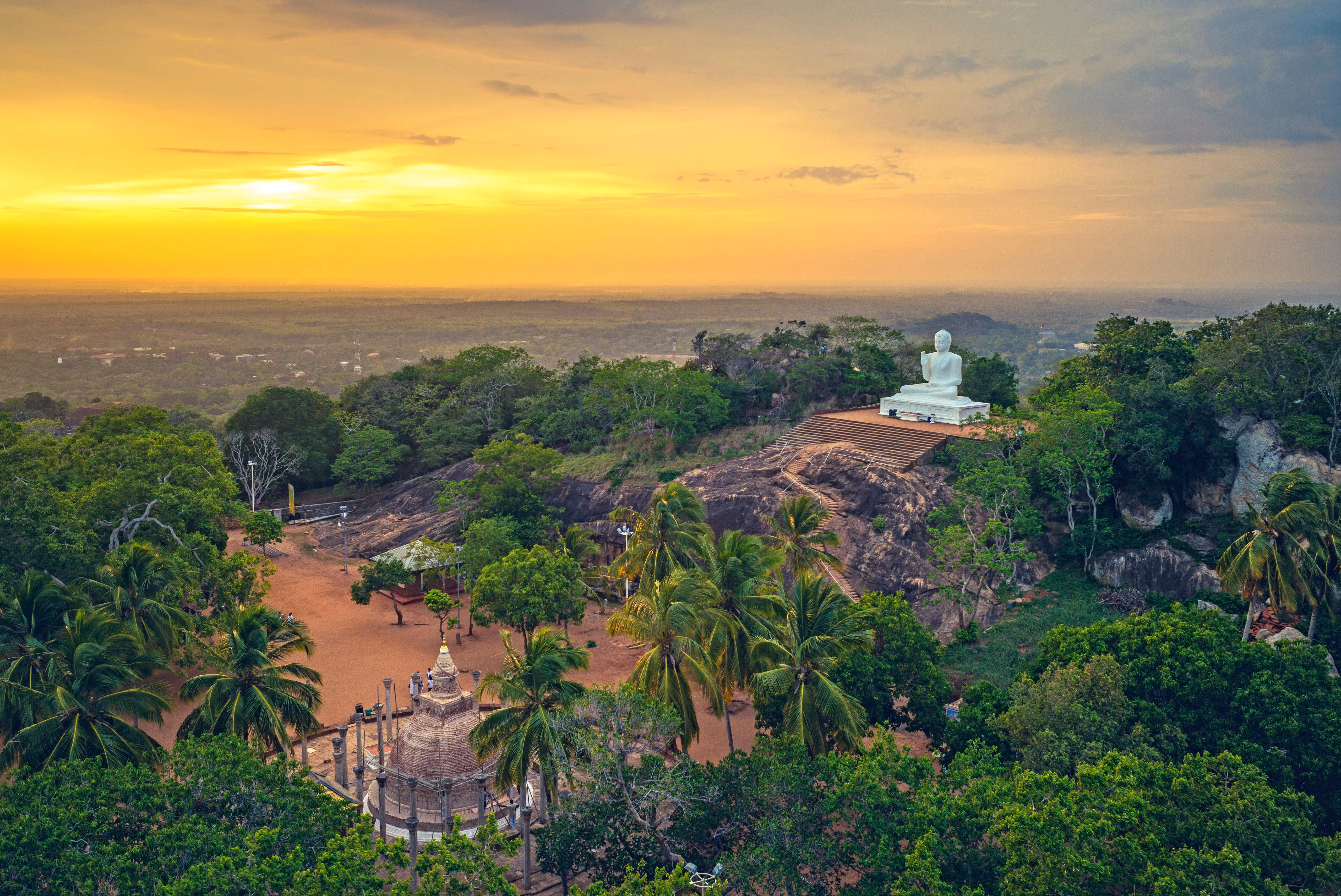 A temple in Anuradhapura.